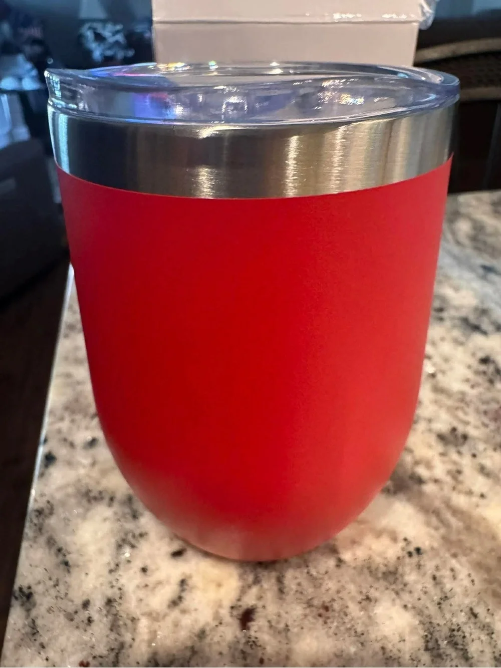 Hand Crafted Red Dragon Stainless Stemless Wine Tumbler NEW IN BOX